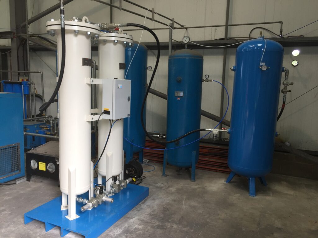 Nitrogen Generator in Chemical Production facility